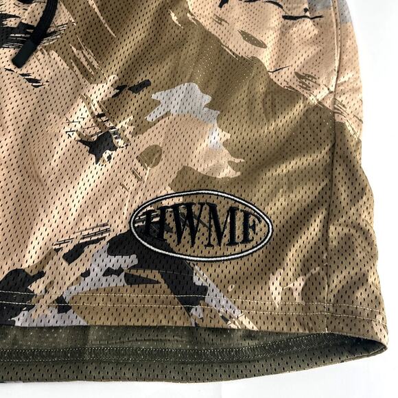 AAR Men's Brown Cliffside Camo Mesh Shorts Size L - Picture 7 of 12